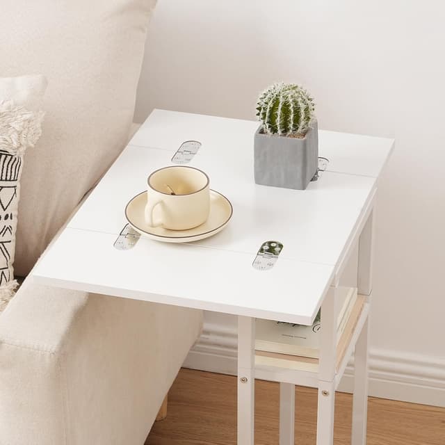 Detalle 2 de HOOBRO EWW29SF01 mesa en C plegable 52x39 cm