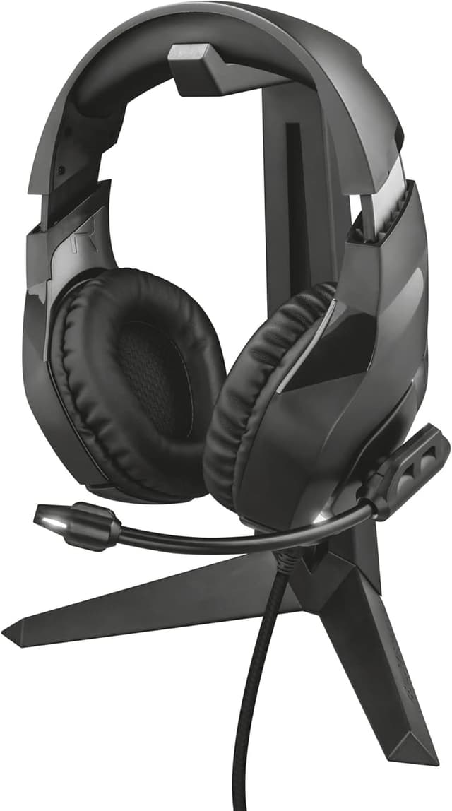 Detalle de Trust Gaming GXT 260 Cendor Kopfhörer-Ständer für Headsets bis 24 cm – mit Gummioberfläche, schwarz