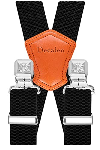 Thumbnail 2 de Decalen Mens Braces 4 cm wide adjustable suspenders