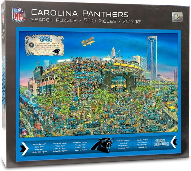 Detalle de YouTheFan NFL Joe Journeyman 18" x 24" 500-Piece Team Puzzle