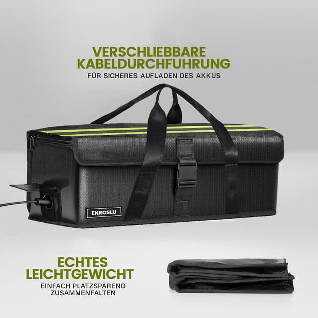 Thumbnail 5 de ENROSLU Ebike Akkutasche 8 Schichten Brandschutz 2300 °C