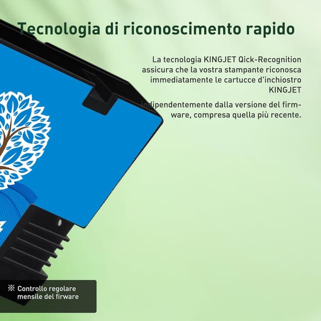 Detalle de KINGJET 1500XL multipack compatibile Canon PGI-1500XL per Maxify MB (2 Nero, 2 Colori)