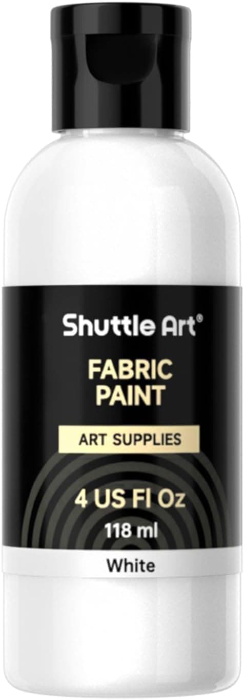 Detalle de Weiße Textilfarbe Shuttle Art 118 ml