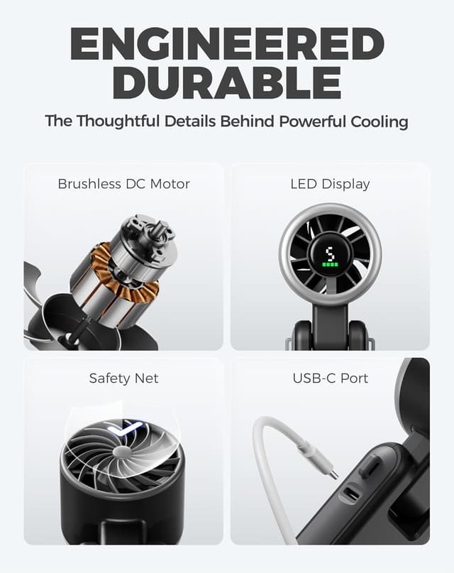 Thumbnail 6 de Diveblues Portable Handheld Fan