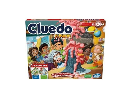 Detalle de Hasbro Gaming Cluedo Junior juego de mesa para 4 años 🧩