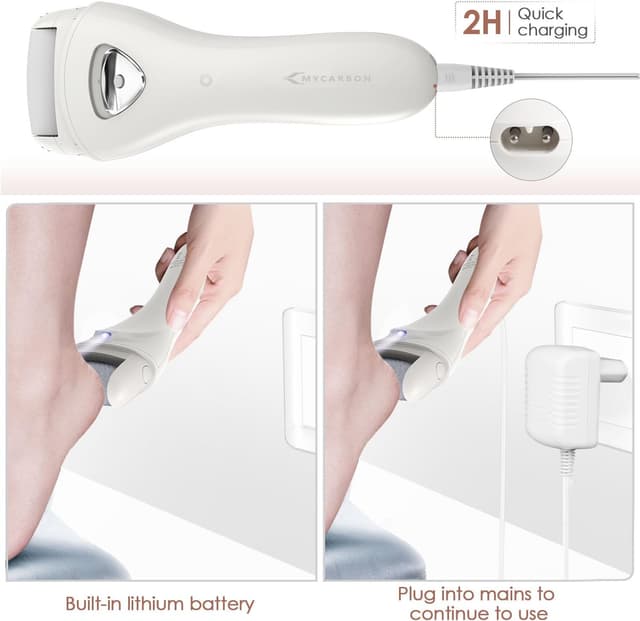 Detalle 2 de MYCARBON Pedicure Elettrico Professionale 6 rulli