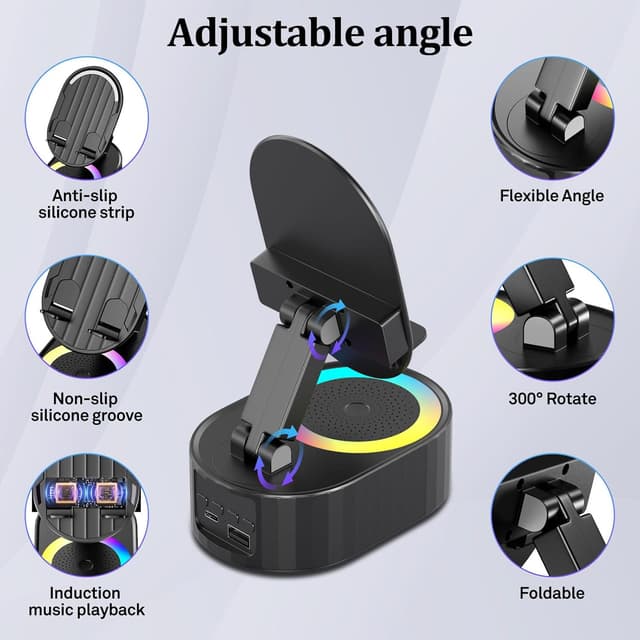 Thumbnail 4 de AKLLCCR Wireless Induction Speaker 3000mAh