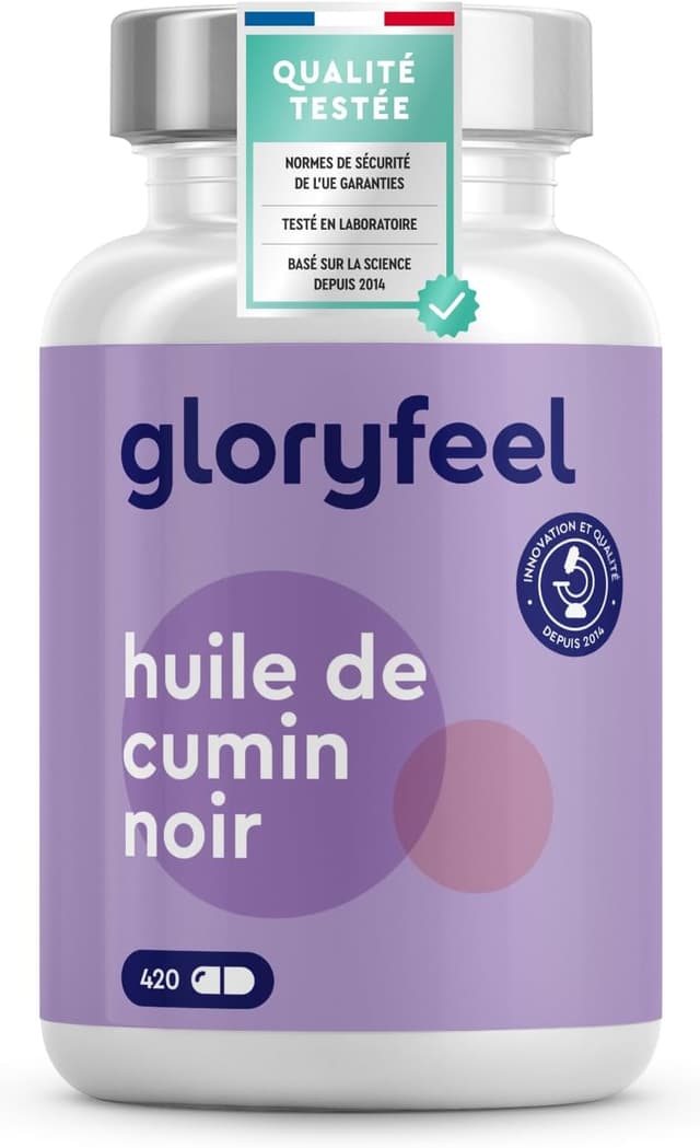 Detalle de Huile de Nigelle 1000 mg, 420 capsules