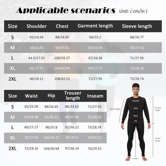 Thumbnail 5 de Ynport Crefreak Ensemble thermique pour hommes