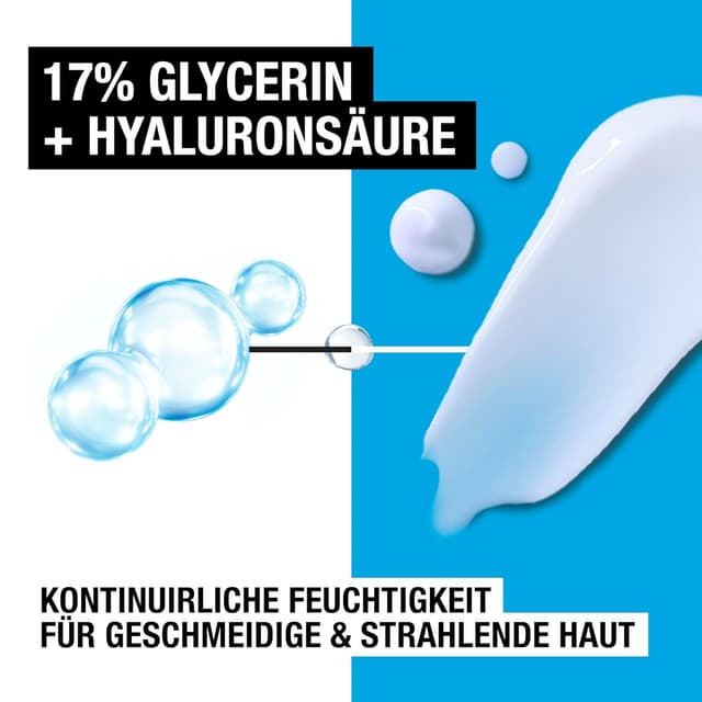 Detalle de Neutrogena Hydro Boost Bodylotion Gel (3×250 ml) – ultra-leichte Körperlotion mit 17% Glycerin & Hyaluronsäure