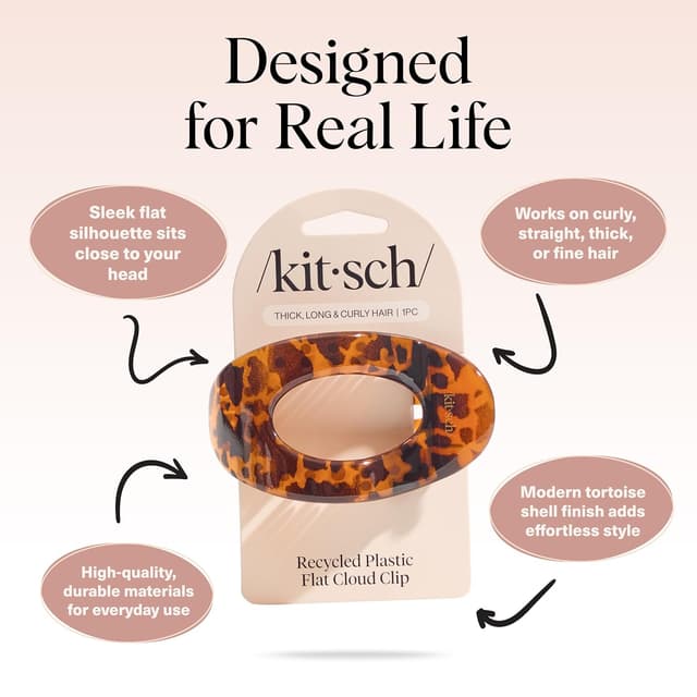 Thumbnail 3 de Kitsch Large Flat Claw Clips for Women 💇♀