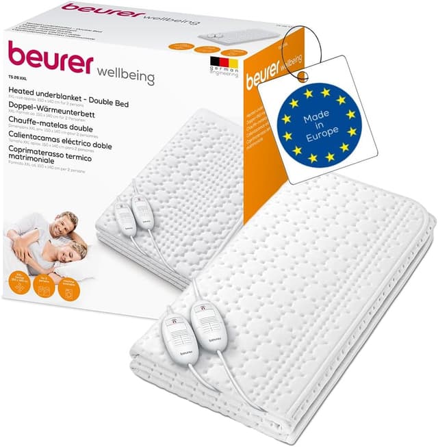 Detalle de Beurer TS 26 calientacamas doble 150 x 140 cm