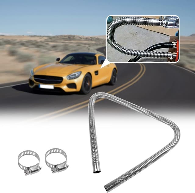 Thumbnail 6 de Abgasschlauch für Stromerzeuger, 120 cm – JatilEr Abgasschlauch aus Edelstahl inkl. zwei Edelstahlklammern