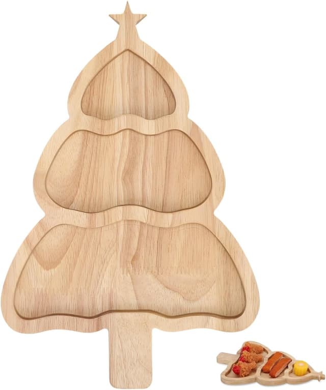 Detalle de Ciieeo Bambus Serviertablett 30 x 20 cm