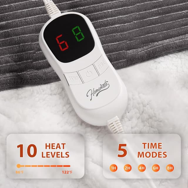 Detalle de Homemate Heated Blanket 50x60