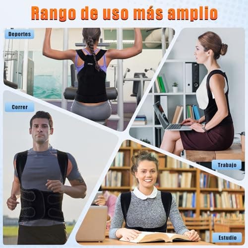 Thumbnail 6 de Corrector de Postura Espalda XXL 🧍♂️ Transpirable y Ajustable