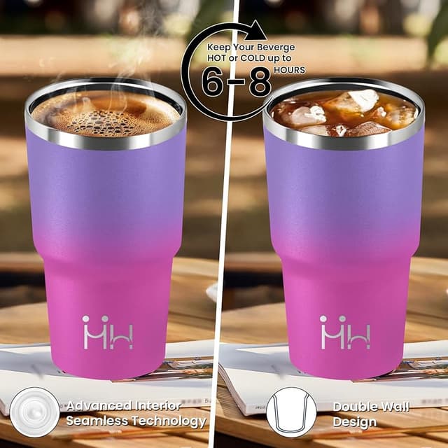 Thumbnail 4 de Vaso Térmico 20 oz — Acero 18/8, 8H frío/6H calor 🧋