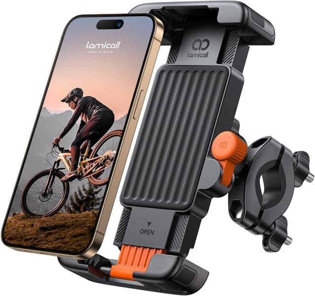 Imagen de Lamicall Bike Phone Holder for iPhone 17 6.5in en OfertitasTOP