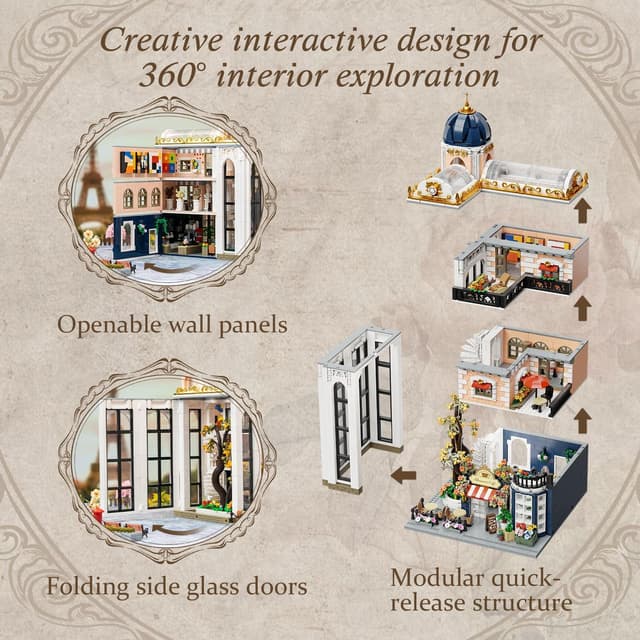 Thumbnail 5 de PANTASY Blossom Café 2826 Teile Architektur-Set