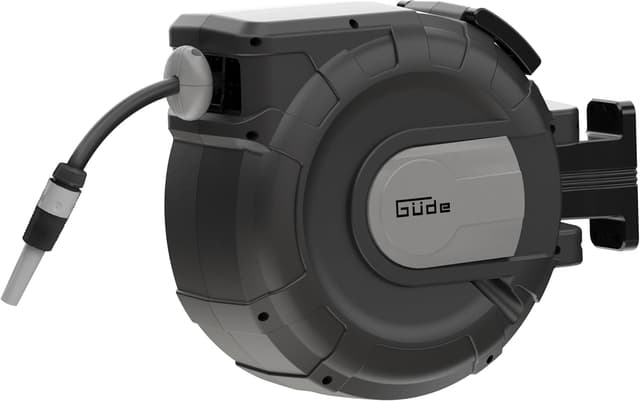 Detalle de Güde Automatik-Schlauchtrommel 20-2-2 1/2 für die Wandmontage (180° schwenkbar, 20 m Schlauch)