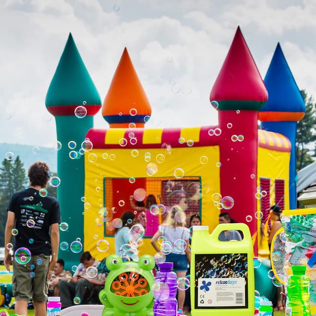 Thumbnail 4 de Relaxdays Bidon solution à bulles 2 L pour fête 🎈