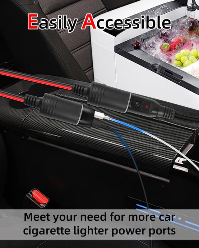 Thumbnail 2 de YANBORONSN 1 to 2 Car Lighter Splitter