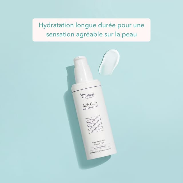 Detalle de colibri skincare Rich Care Moisturizer 80 ml – Crème hydratante visage apaisante pour peau sèche