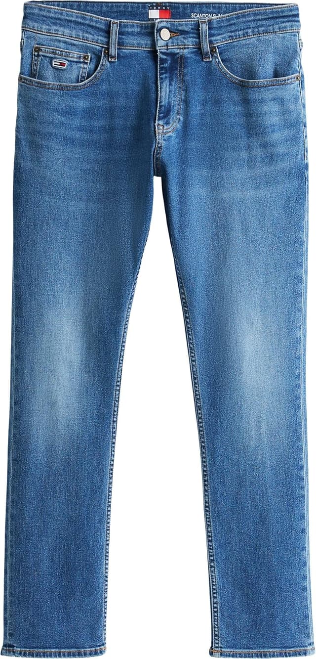 Detalle 1 de Tommy Jeans Men’s Scanton Slim Fit Jeans – stretch denim with five-pocket everyday comfort
