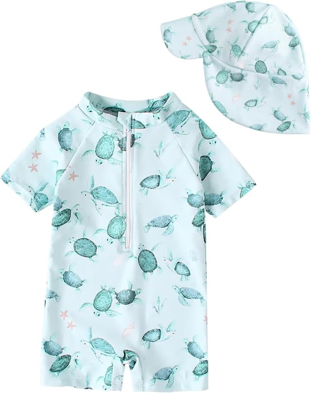 Thumbnail 6 de DivingBirds UV-Badebekleidung Baby: Badeanzug mit Hut, UPF 50+ für Babys & Kinder (3 Monate–4 Jahre)