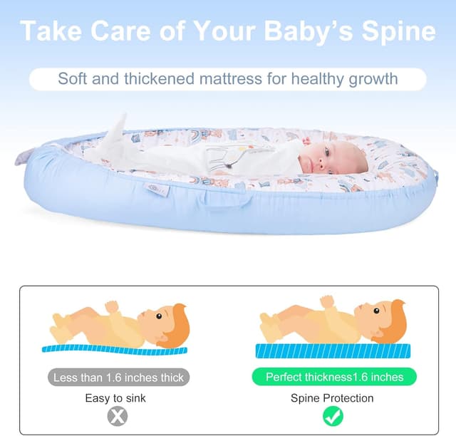 Detalle 2 de YGJT Baby Nest Pod 0–12 months baby lounger