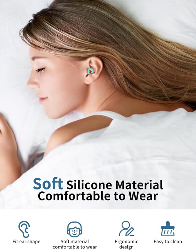 Detalle 1 de Tappi per dormire antirumore in silicone