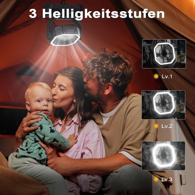 Thumbnail 3 de OUWANCH Ventilateur portable 20000 mAh ⚡