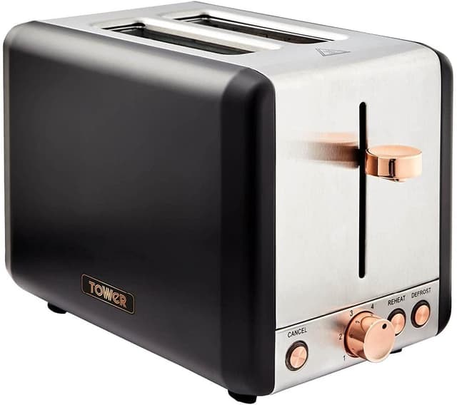 Detalle de Tower T20036RG Cavaletto 2-Slice Toaster
