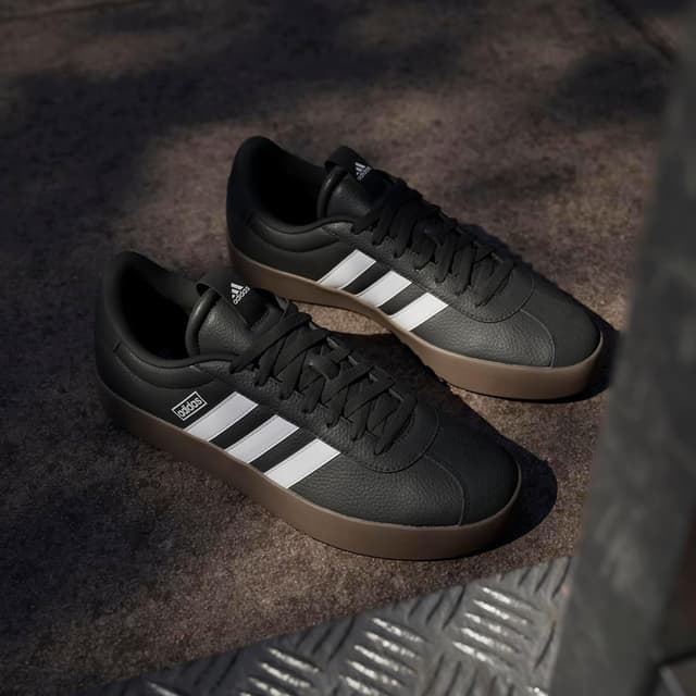 Detalle 2 de adidas Herren VL Court 3.0 Schuhe – Wildleder-Optik mit Dämpfung und vulkanisierter Gummisohle