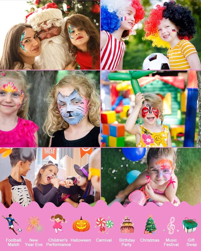 Thumbnail 5 de Lictin Kinderschminke Set 26 Farben