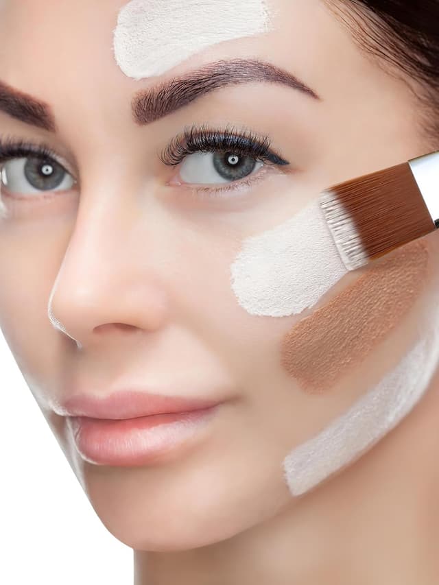 Detalle de EIGSHOW Pennello per maschera piatto F653 con setole sintetiche e manico in legno di betulla