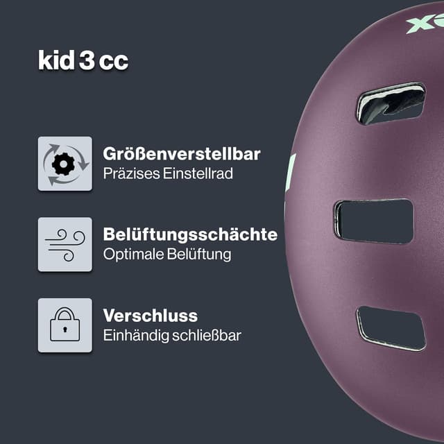 Detalle 2 de Uvex Kid 3 cc Fahrradhelm für Kinder