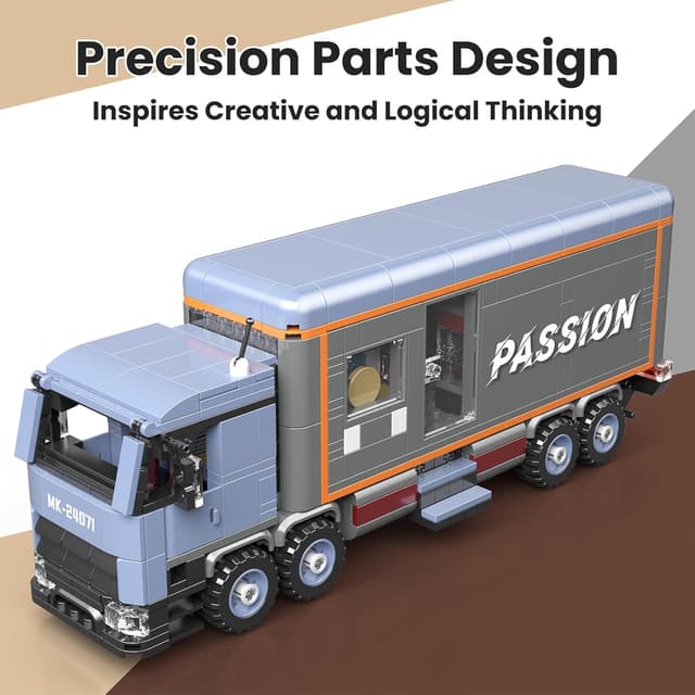 Detalle 1 de Mould King 24071 Schwerlast-Wohnmobil, 615-teilig