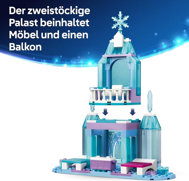Thumbnail 6 de LEGO Disney 43281 Elsa Schlittenfahrt um den Eispalast