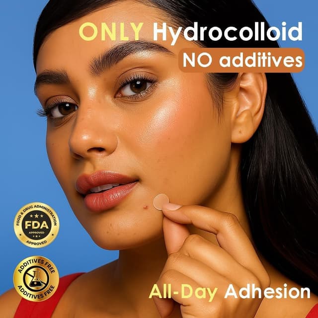 Detalle 1 de Hydrokolloid Pimple Patches 1250 Stück