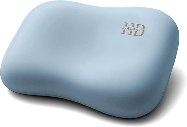 Detalle de HighBeds Cervical Neck Pillow (Memory Foam) with Zipperless Ice Silk Pillowcase