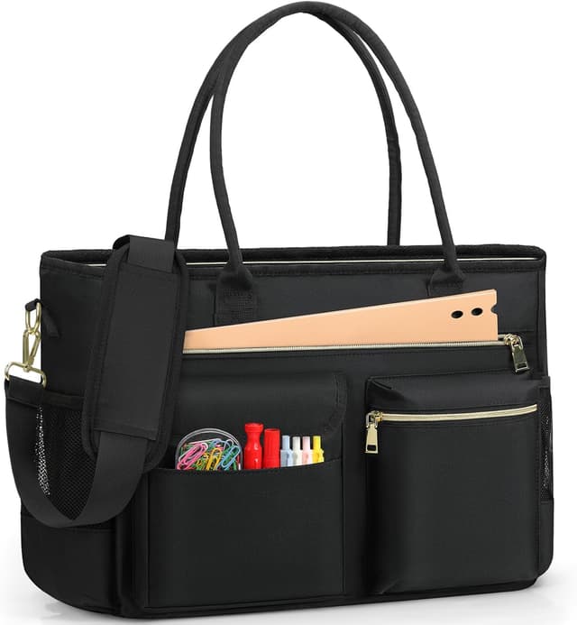 Detalle de RAINSMORE Lehrertasche Laptoptasche 15,6 Zoll