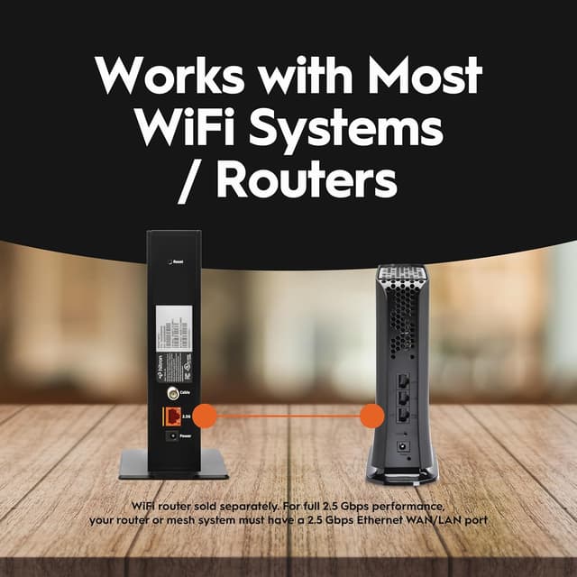 Thumbnail 5 de Hitron CODA56 DOCSIS 3.1 Cable Modem 2.5 Gbps