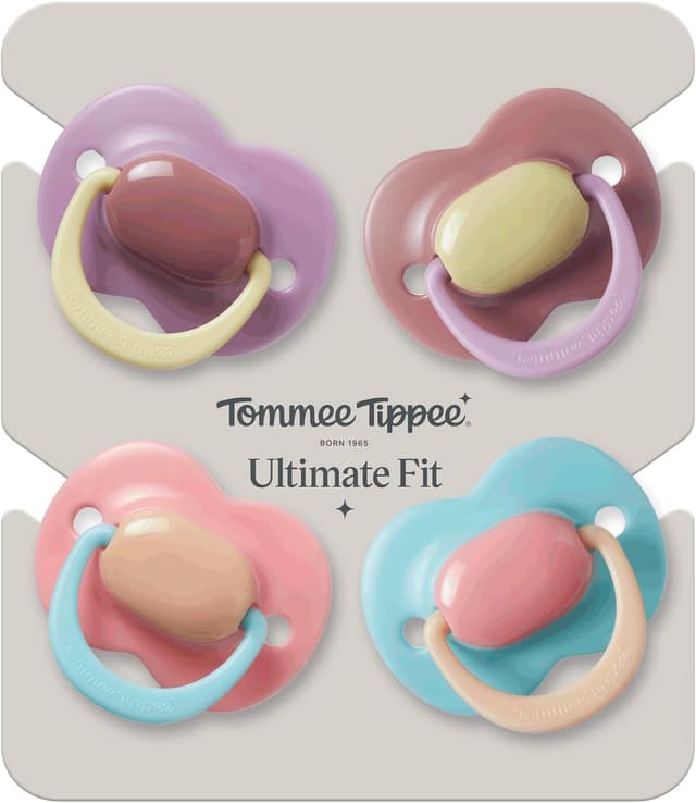 Thumbnail 6 de Tommee Tippee Ultimate Fit Soother (18–36 Months) – 4 Pack, Symmetrical Orthodontic Dummy, 100% BPA-Free Silicone