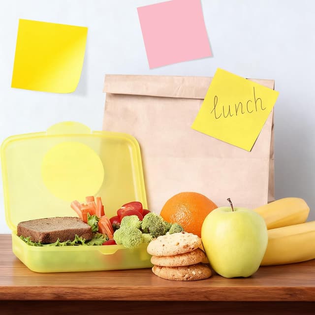 Detalle de 16 Blöcke Haftnotizen 76 x 76 mm – 1.600 bunte Klebezettel zum Beschriften, selbstklebend