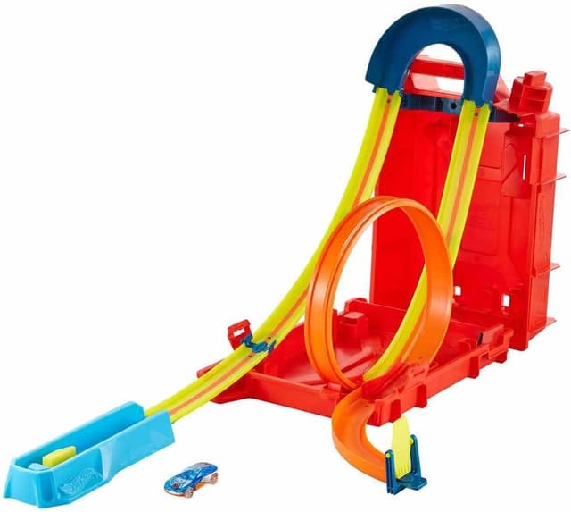 Detalle 2 de Hot Wheels Track Builder stunt box fuel can HDX78
