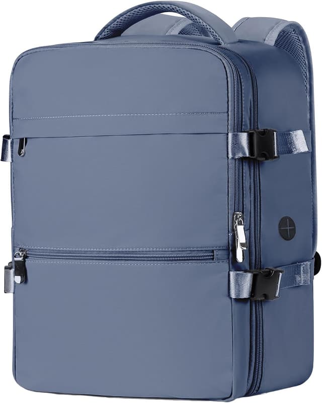 Detalle de Underseat Cabin Bag 45x36x20 for EasyJet: Waterproof Travel Backpack with Anti-Theft Pocket and USB Port