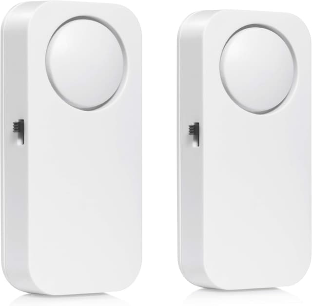 Detalle de Smartwares SMA-40952 Glasbruch-Sensor mit 90 dB Alarm – 2er-Set, kabellos per Batterie
