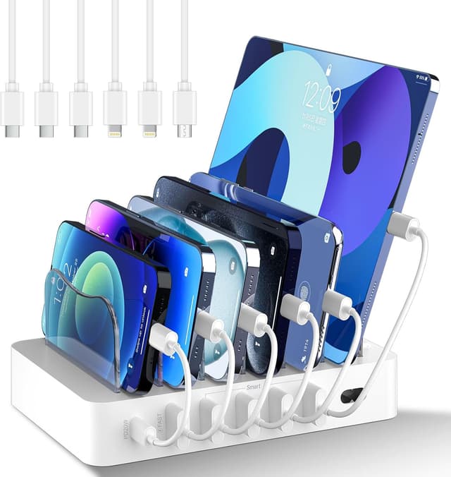 Thumbnail 6 de 68W 6-Port Charging Station 20W Fast Port