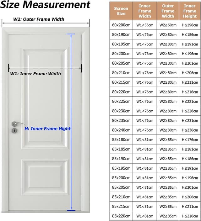 Thumbnail 4 de CWEEN CLU Mosquitera Puerta Magnética 85 x 215 cm